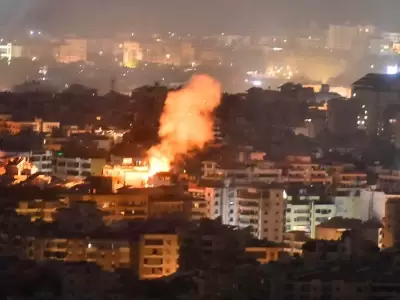 Bombardeos de Israel en represalia a los ataques con cohetes que impactaron en el centro de Tel Aviv. (Foto: web)