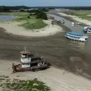 El cambio clim�tico y sus efectos: se est� secando el r�o Amazonas