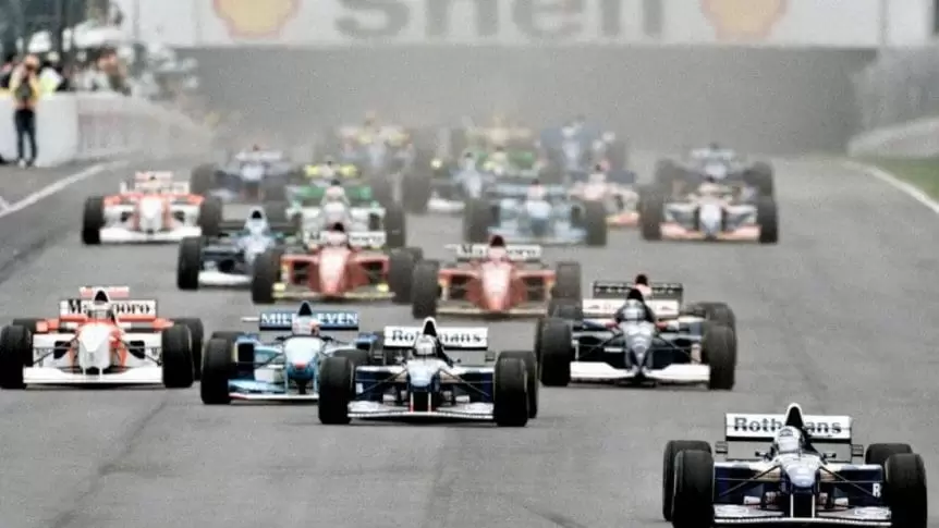 Ultimo gran premio en Buenos Aires, por entonces con los Williams adelante