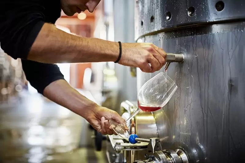 Producci�n de vinos a granel
