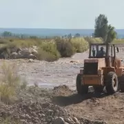 Realizan trabajos de Hidr�ulica para reducir el riesgo de aluviones en la zona de precordillera