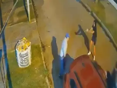El momento del disparo.
