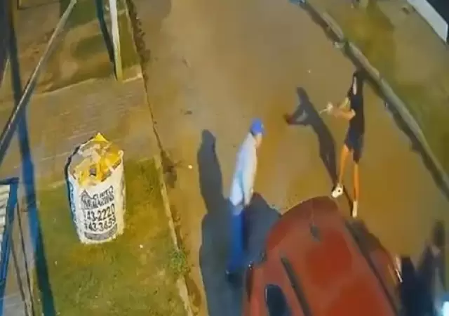 El momento del disparo.