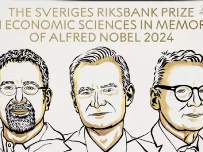 La Real Academia Sueca de Ciencias les otorg� el Premio Nobel de Econom�a a Daron Acemoglu, Simon Johnson y James A. Robinson.