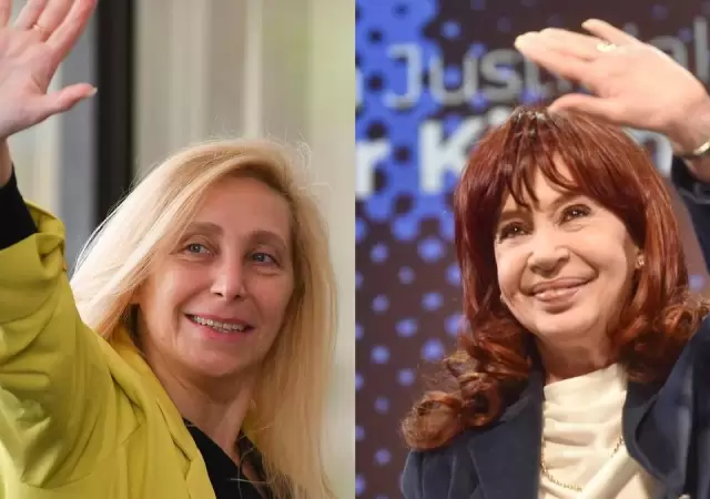 Karina Milei y Cristina Kirchner