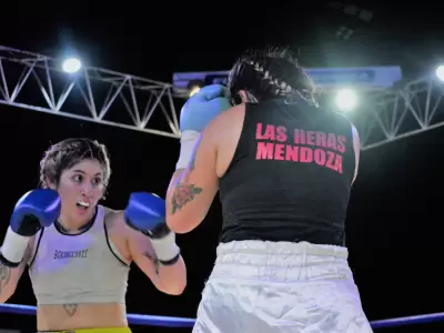Tremendo espect�culo en la Federaci�n de Box.