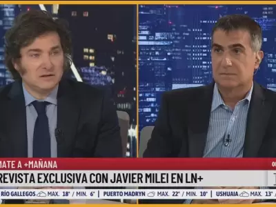 Javier Milei fue entrevistado por Antonio Laje en La Naci�n+.
