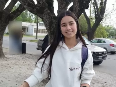 El d�a que Selene part�a de Ver�nica hacia Bariloche con sus compa�eros.