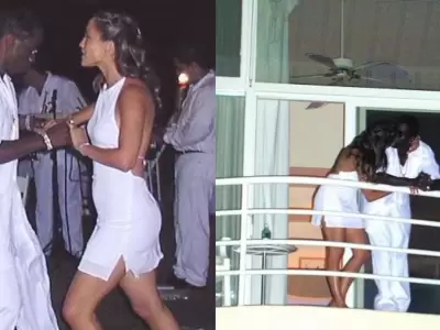 Jennifer Lopez en una de las fiestas de Diddy.