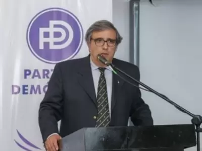Senador Armando Maistretti, presidente del Partido Dem�crata