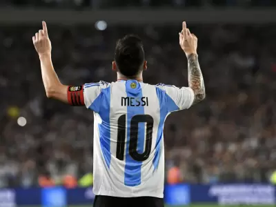 Leo Messi marc� por d�cima vez tres goles en un partido con la Selecci�n.
