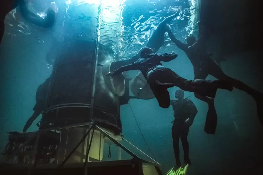 Submerged