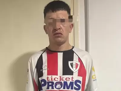Leonel Gaet�n, alias Pat�n, fue detenido por la Polic�a bonaerense.