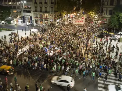 La Marcha de las Velas se realiz� este mi�rcoles en la noche.