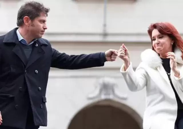 Axel Kicillof y Cristina Fern�ndez.