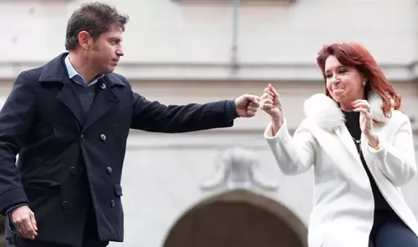 Axel Kicillof y Cristina Fern�ndez.