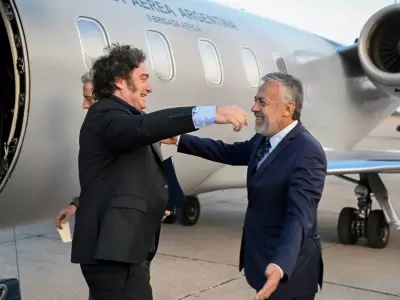 Javier Milei y Alfredo Cornejo.