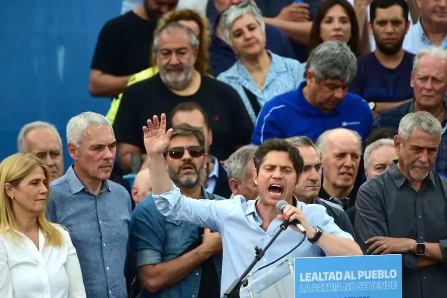 Axel Kicillof en el D�a de la Lealtad Peronista.