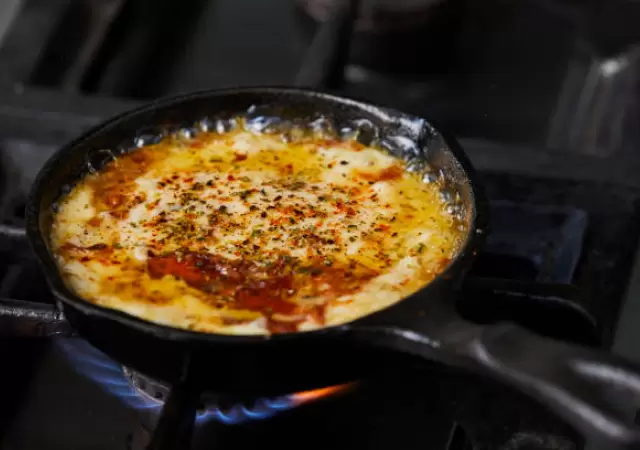 Exquisita provoleta a la parrilla