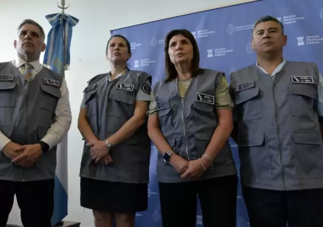 Patricia Bullrich en el Servicio Penitenciario