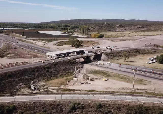 La Variante Palmira, una de las alcanzadas por la motosierra