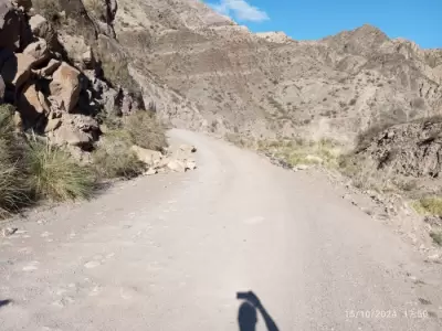 Muchos caminos fueron cortados por las nevadas