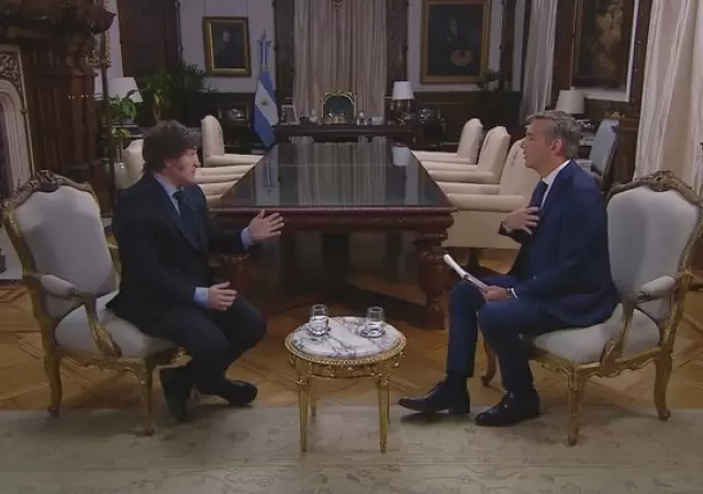 Entrevista de Franco Mercuriali al presidente Javier Milei