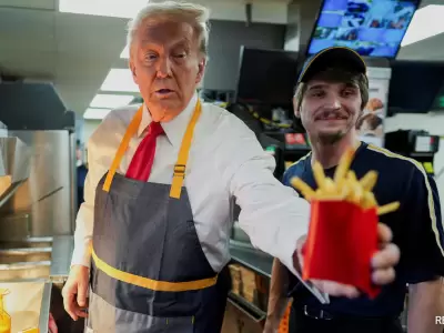 Donald Trump "trabaj�" en McDonald's.