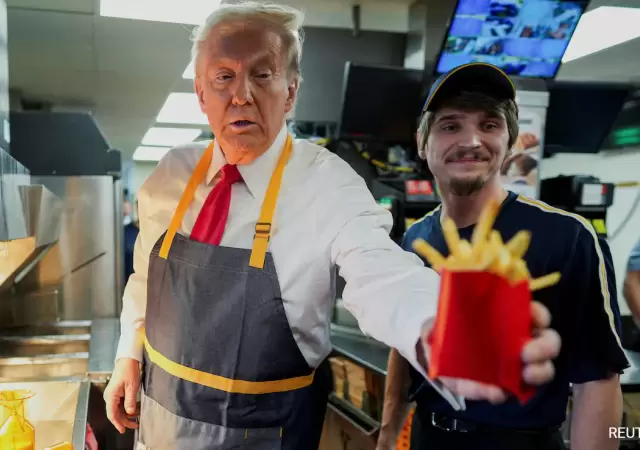 Donald Trump "trabaj�" en McDonald's.