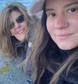 Bárbara y su madre.