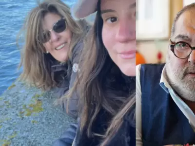 Andrea Rodr�guez fue impedida de ver a Lanata por orden legal.