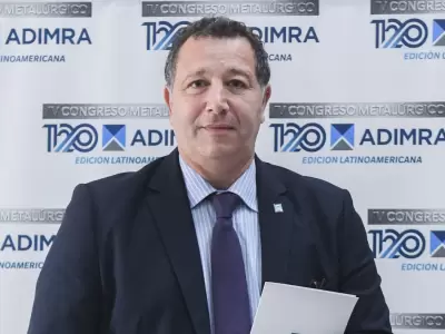 El presidente del Directorio de la Asociaci�n de Industriales Metal�rgicos de la Rep�blica Argentina (ADIMRA), Elio Del Re.