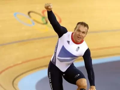 Medallista ol�mpico Chris Hoy.