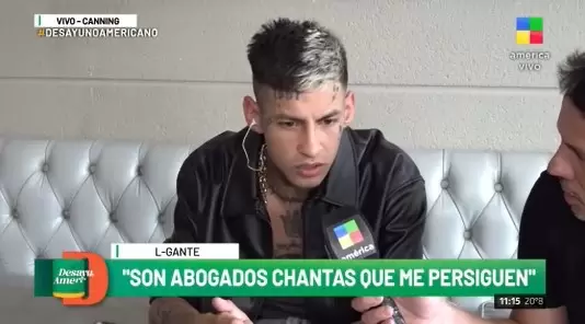 L-Gante habl� con Am�ricaTV.