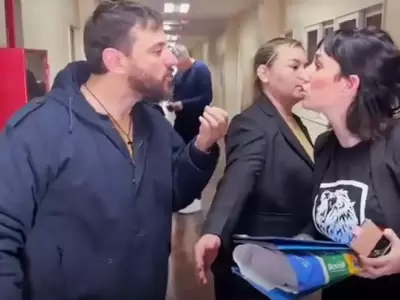 La ex funcionaria de Capital Humano cuando discuti� con Juan Gabrois./