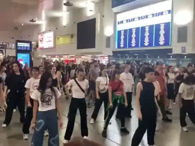 Protesta estudiantil de la UNA en la estaci�n Once.
