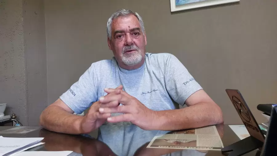 Presidente del directorio de la Asociaci�n de Propietarios de Camiones de Mendoza  (APROCAM), Ricardo Squartini
