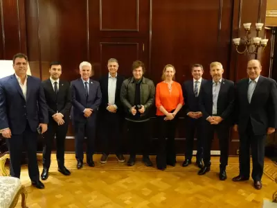 Milei con gobernadores del PRO
