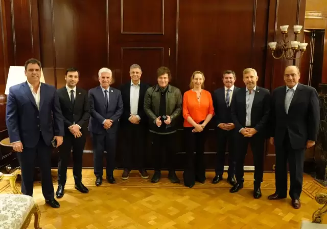 Milei con gobernadores del PRO