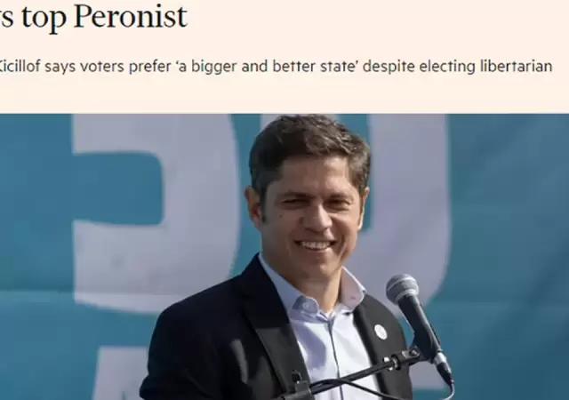 El Gobernador quiere ser la contracorriente de la propuesta libertaria y dej� comentarios para todos los gustos sobre el Estado, Milei y CFK.