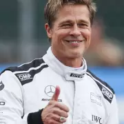 Brad Pitt revoluciona la F�rmula 1: �hubo encuentro estelar con Colapinto?