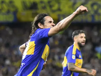 Edinson Cavani, baja en Boca.