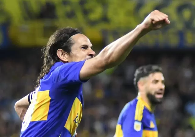 Edinson Cavani, baja en Boca.