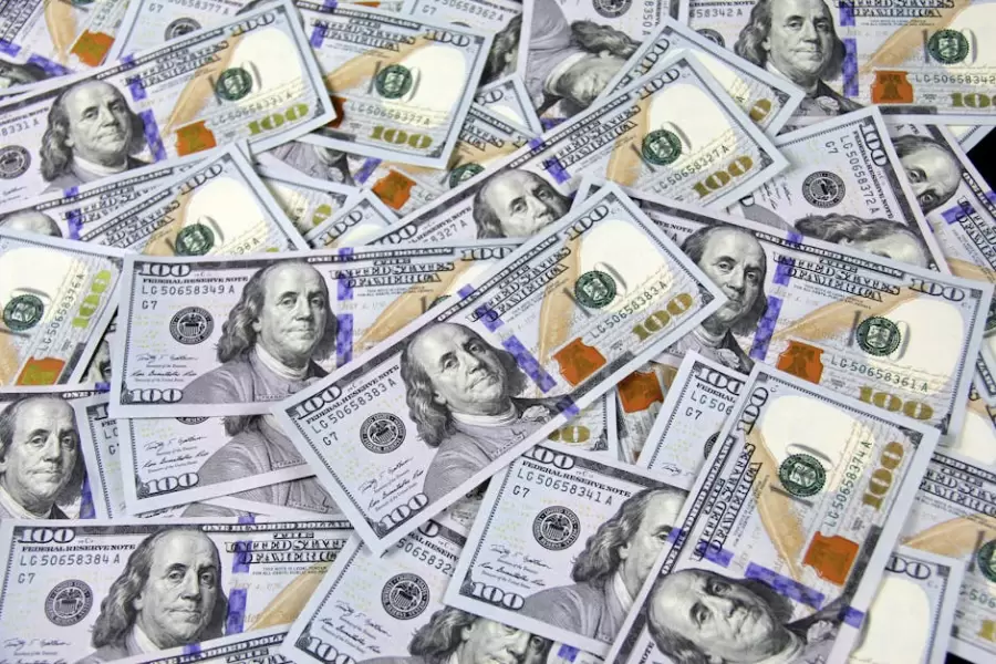 Billetes de 100 d�lares estadounidenses