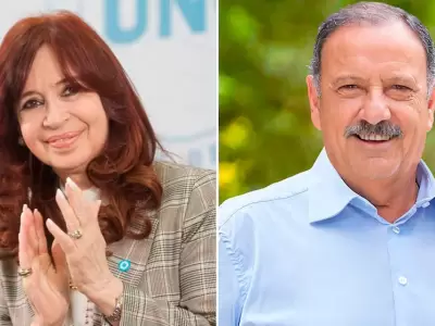 Cristina Fern�ndez y Ricardo Quintela.
