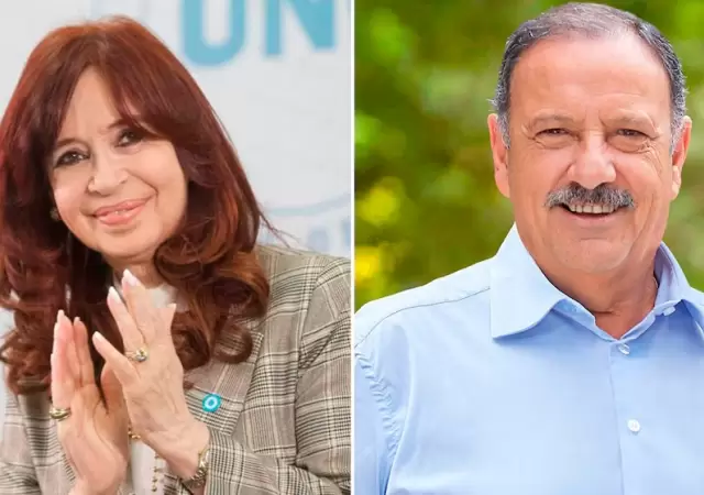 Cristina Fern�ndez y Ricardo Quintela.