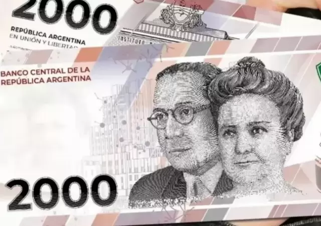 Billete 2.000 pesos.