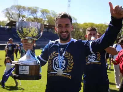 Braian S�nchez, autor de uno de los goles m�s importante de la historia de la Lepra.