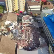 Tres desaparecidos tras el derrumbe del Apart Hotel Dubrovnik