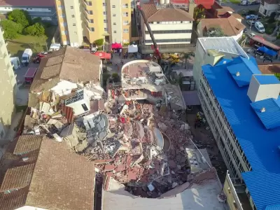 Tres desaparecidos tras el derrumbe del Apart Hotel Dubrovnik